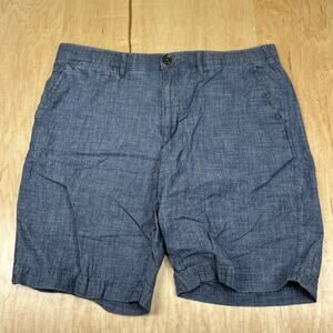 Sonoma Goods For Life Men’s 38 Chambray Blue Casual Stretch Shorts Summer GC
